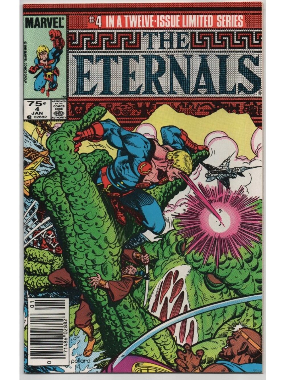 Eternals 4 Marvel Comics 1986 VF+ 8.5 Newsstand Limited Series